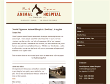Tablet Screenshot of northfigueroaanimalhospital.com